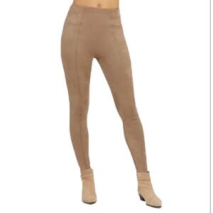 Spanx Faux Suede Leggings size small petite